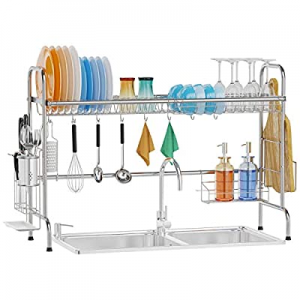 Over the Sink Dish Drying Rack now 24.0% off , Packism Premium 201 Stainless Steel Dish Rack with ..