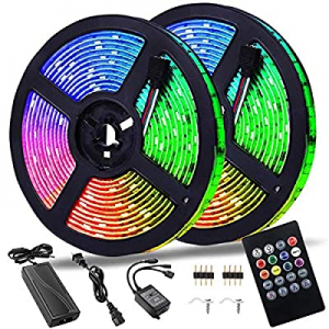 LED Strip Lights Smart Color Changing Rope Lights 32.8ft/10M SMD 5050 RGB Light Strips with Music ..