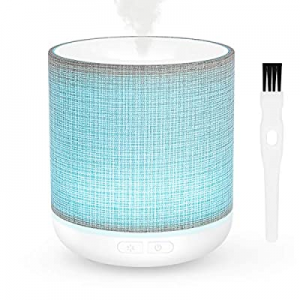 Diffusers for Essential Oils Aromatherapy Ultrasonic Cool Mist Humidifier with Fabric Finish 200ML C