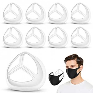 3D Face Mask Bracket, Silicone Mask Inner Support Frame, Comfortable Protector Brace for Mouth and N