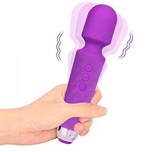 Personal Magic Waterproof Wand Massager, Mini Handheld Rechargeable Neck Shoulder Back Body Massage 