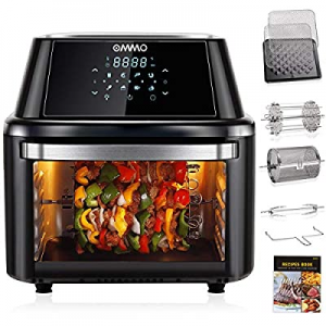 One Day Only！OMMO Air Fryer Oven now 15.0% off ,17Qt Air Fryer Toaster Oven,1800W Power Air Fryer ..