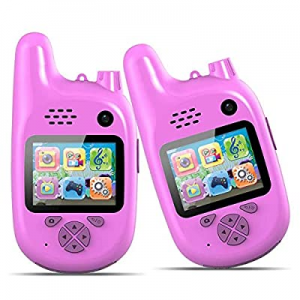 CrazyFire Walkie Talkies for Kids,Multiple Function Kids Walkie Talkies with Digital Video,Dual Lens