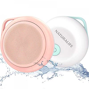 Sonic Facial Cleansing Brush, 2 Pack Waterproof Electric Soft Silicone Face Brushes for Cleansing an
