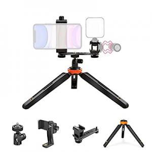 One Day Only！Phone Tripod now 55.0% off , Portable and Flexible Camera Tripod with Cellphone Holde..