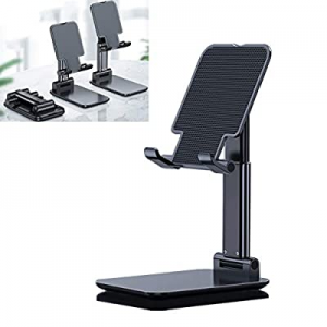 ANMAIKER Tablet Desk Stand, Foldable Cell Phone Stand, Portable Retractable Adjustable Tablet Stand,