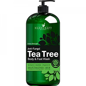 Handcraft Antifungal Tea Tree Oil Body Wash and Foot Wash – HUGE 16 OZ - Extra Strength Professional