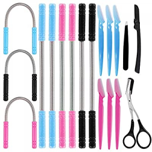 Hair Remover Spring,Coxeer 18PCS Facial Hair Remover Kit Universal Creative Fashion Practical Eyebro