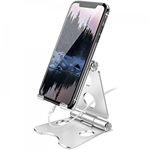 Phone Stand,Tablet Stand, Adjustable Phone Dock - Universal Stand, Holder, Dock Compatible with Phon