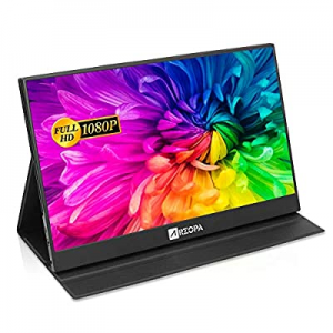 Portable Monitor ARZOPA 15.6 Inch IPS HDR 1920X1080 Full HD USB Type-C Gaming Monitor Eye Care Scree