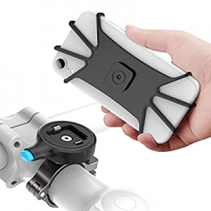 SOKUSIN Bike Phone Mount, Aluminum Alloy One Second Release Bicycle Holder,Universal Motorcycle Hand