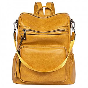 30.0% off CLUCI Backpack Purse for Women Fashion Leather Designer Travel Large Ladies Shoulder Bag..