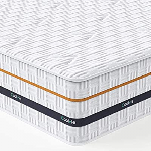 Twin Mattress now 20.0% off , Coolvie 11 Inch Memory Foam and Innerspring Hybrid Single Bed Mattre..