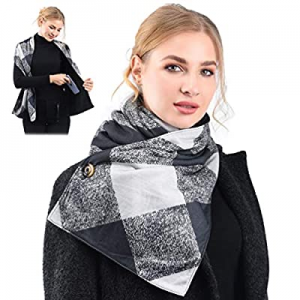 Travel Scarf With 2 Hidden Zipper Pockets now 50.0% off , Novelty Fall Winter Scarf, Convertible W..