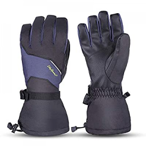 One Day Only！SkyGenius Ski Gloves now 60.0% off ,Winter Waterproof Snowboard Warm Gloves Touchscre..