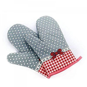 Set of Two Oven Mitts | Heat Resistant Cotton Kitchen Pot Holder Gloves for Cooking now 50.0% off ..