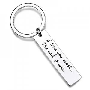 One Day Only！Birthday Gift Keychain Couple for Him Her Husband Inspirational Keychain Gift now 50...
