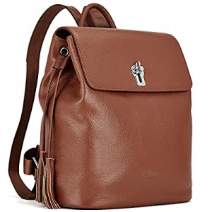 70.0% off CLUCI Women Backpack Purse Genuine Leather Fashion Large Travel Designer Ladies Flap Sho..