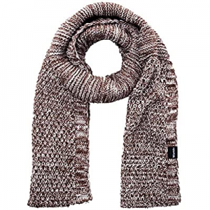 One Day Only！Wantdo Women's Thick Chunky Cable Knit Wrap Stripes Scarf now 50.0% off 