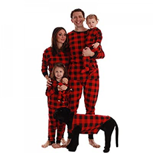 One Day Only！#followme Buffalo Plaid Matching Christmas Pajamas for Family, Couples, Dog Owner now..