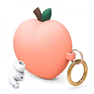 elago Peach AirPods Pro Case Cover Compatible with Apple AirPods Pro Case, 3D Cute Design Case Cover
