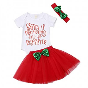 One Day Only！Girls'It's My Birthday Print Shirt Tutu Skirt Dress Outfit Set now 70.0% off 