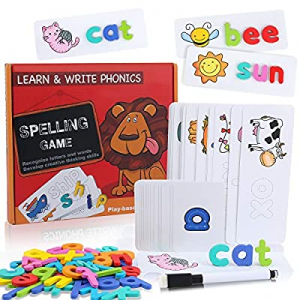 30.0% off VWMYQ Alphabet Letter Word Match and Spell Board Games for Kids Toddle Preschoolers Lear..
