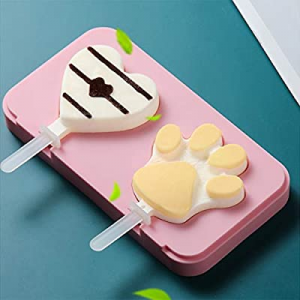 Silicone Popsicle Molds now 50.0% off , Ice Cream Mold Reusable Soft Silicone Pop Maker with Lid P..