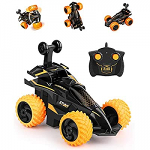 Ehpow Remote Control Car now 40.0% off , 2.4Ghz Remote Control Stunt Car 360°Rotating RC Car for K..