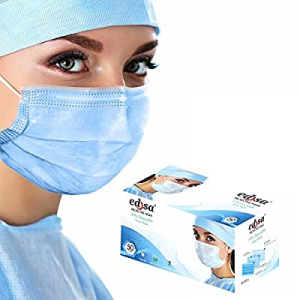 edsa Disposable Face Mask now 15.0% off , 50 Pack Disposable Masks, Comfortable to Breathe, Protec..