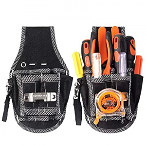 Tool Holsters -Durable Technician/Maintenance and Electrician's Small Tool Pouch with Multiple Poc..
