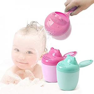 UNAOIWN Baby Bath Waterfall Rinser Kids Shampoo Rinse Cup Newborn Bath Shower Washing Head (Cup no..