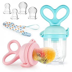 10.0% off 2 Pack Baby Food Feeder Fruit Feeder Pacifier Infant Fruit Teething Toy for Babies Toddl..