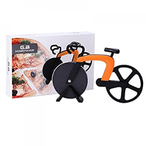 One Day Only！G.a HOMEFAVOR Pizza Cutter Pizza Slicer Wheel Cute Design With Kickstand now 55.0% off 