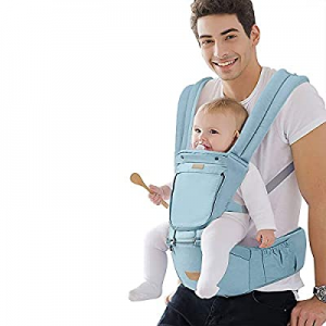 Baby-Carrier-with-New-Upgrade now 50.0% off , FRUITEAM Hip Seat Baby Carrier, Easy Care for Newbor..