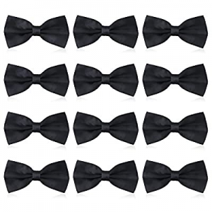 OUMUS Men's Pre-tied Bow Ties Adjustable Length Bowtie Set For Men And Boys 5 & 12 Packs now 50.0%..