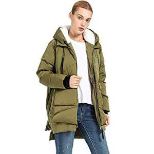 Women's Thickened Down Jacket Hooded Winter Coat Outwear Warm Outdoor Jacket for Girls Plus Size n..