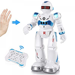 AOKESI Remote Control Robot Toy for Kids Intelligent Programmable Robot with Infrared Controller T..
