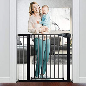 RONBEI Baby Gate for Stairs and Doorways now 25.0% off , 29.53''- 37.8''/ 29.53''- 32.28'' Auto Cl..
