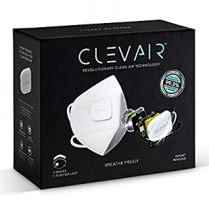 Clevair Mask Box - 3 Masks,1 Fan Unit,1 Charging Cable