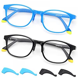 Gaoye 2Pack Kids Blue Light Blocking Glasses Age 3-12 now 75.0% off , Cute Fake Frame Anti Eye Str..