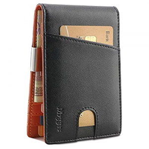 55.0% off Mvgges Money Clip Wallet Slim Front Pocket Card Holders For Men Minimalist Bifold RFID B..