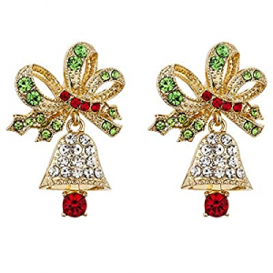 70.0% off Vanjewnol Christmas Bell Earrings Holiday Earrings for Women Dangle Earrings Cute Christ..