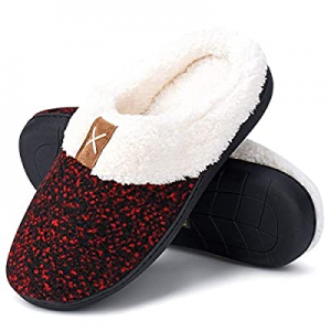 Women's Cozy Slippers Winter House Shoes Memory Foam Plush Fleece Lined Shoes Indoor now 45.0% off..