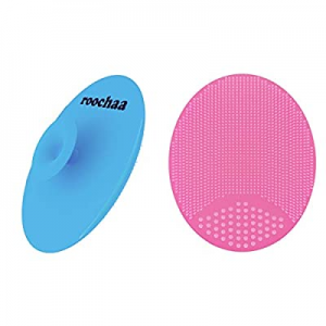 Extra Soft Silicone Face Scrubber Cleanser Brush Pad-Handheld Manual Massager Exfoliator for Facial
