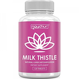 Milk Thistle Liver Detox Cleanse Liver Support - Cardo Mariano Milk Thistle Extract Seed Powder (80%