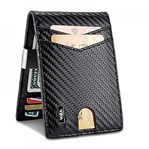 50.0% off WXM Money Clip Wallet- Mens Wallets slim Front Pocket RFID Blocking Card Holder Minimali..