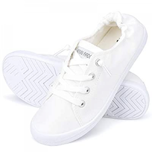 JENN ARDOR Women's Low Top Classic Slip-On Lightweight Comfort Fashion Sneakers Shoes for Walking ..