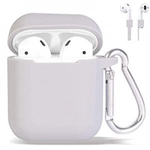 AirPods Case Cover Cute with Keychain, Enhenstre Airpods Case for Girls,Silicone Skin Cover for AirP