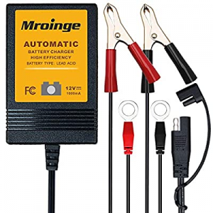 30.0% off Mroinge MBC010 Automotive Trickle Maintainer 12V 1A Smart Automatic Battery Charger for ..